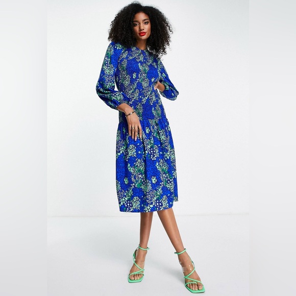 Never Fully Dressed Dresses & Skirts - 🔥NWT🔥 Never Fully Dressed blue leopard dress